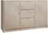 Mirjan24 Tireno 2D3SZ Kombikommode 2 Türen 3 Schubladen, geriffelte Fronten, 118x75x40cm (Tireno 2D3SZ)