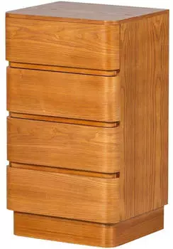 Woood Fejo Kommode MDF Braun, 4 Schubladen, 40x34x70cm