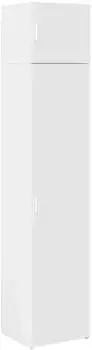 vidaXL Hochschrank Schmal Wei&szlig; 45x42,5x225cm Holzwerkstoff (3281287)