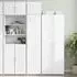 vidaXL Hochschrank Schmal Weiß 45x42,5x225cm Holzwerkstoff (3281287)