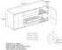Vladon Sideboard Faro V2 2 Türen, 4 Schubladen, LED, 166,5x75,5x35cm (Faro V2)