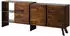 Massivmoebel24 Sideboard SEVILLA #11 Akazie/Altholz 205x40x83cm braun lackiert (33-312-753-0011)