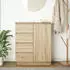 vidaXL Sideboard mit Schubladen Sonoma-Eiche 71x35x84cm Holzwerkstoff (861582)