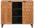 vidaXL Sideboard mit Regal Akazienbraun Massives Mangoholz 90x33,5x75cm (4017928)