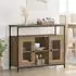 vidaXL Sideboard Artisan-Eiche 100x35x80cm Holzwerkstoff
