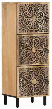 vidaXL Beistellschrank Massivholz Mango 40x33x110cm (358241)