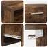 vidaXL Wandhängeschrank Geräucherte Eiche 100,5x39x30cm Holzwerkstoff (880246)