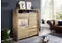 Massivmoebel24 Pure Acacia Highboard Akazie Massivholz 131x45x147cm natur lackiert (09-310-886-7003)