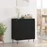 vidaXL Sideboard Schwarz Eichen-Optik 60x35x70cm Holzwerkstoff (882600)