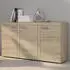 Masseno RITMO Sideboard 3 Türen 149x40x82cm Sonoma Eiche (RUMBA SO22 3F)