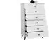 Akord Furniture Factory Mobi Kommode 6 Schubladen, Weiß, 60x104x37cm
