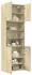 vidaXL Hohes Sideboard Holzwerkstoff Sonoma-Eiche 80x42,5x249cm (3281359)