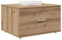 vidaXL Schubladenschrank Mit Rad Artisan-Eiche 55 x 45 x 31 cm