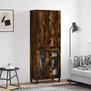 vidaXL Highboard R&auml;uchereiche 69,5x34x180cm Holzwerkstoff (3195760)