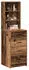 vidaXL Highboard mit Schubladen Altholz-Optik 40x41x135cm (865053)