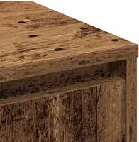 vidaXL LED-Sideboard Altholz 90 x 32 x 75 cm Holzwerkstoff