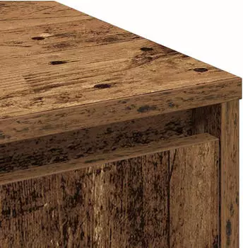 vidaXL LED-Sideboard Altholz-Optik 90x32x75cm (869680)
