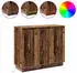 vidaXL LED-Sideboard Altholz-Optik 90x32x75cm (869680)