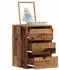 vidaXL Eckkommode Altholz-Optik 40x41x58cm Holzwerkstoff (852841)