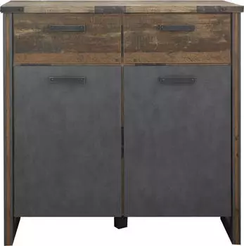 trendteam Prime Kommode Alteiche/Matera 4 F&auml;cher 2 Schubladen 119x110x42cm (186886423)