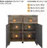 trendteam Prime Kommode Alteiche/Matera 4 Fächer 2 Schubladen 119x110x42cm (186886423)