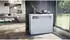 Vladon Valencia Sideboard 2 Türen, 1 offenes Fach, Weiß Hochglanz 3D-Struktur (50003373)