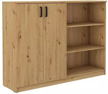 Masseno MALTESA Sideboard 2 Türen, Eiche Artisan, 160x117x44cm (850 MALTA AR-AR)