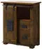Massivmoebel24 Railway Kommode Mangoholz geölt 75x36x90cm braun (09-330-772-3040)