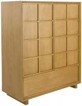 Zuiver Raster Schrank Kautschukholz/Eschenfurnier Natur 100x120cm (RASTER)