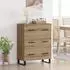 vidaXL Sideboard Artisan-Eiche 69,5x34x90cm Verbundholz Eisenbeine (881523)