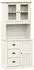 vidaXL VIGO Highboard Weiß 78x40x175cm Massivholz Kiefer (3188305)