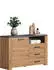 trendteam Follow Sideboard 3 Schubladen, Eiche/Anthrazit, 127x83x40cm (2228872E2)