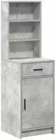 vidaXL Highboard Beton Grau 40 x 40,5 x 135 cm Holzwerkstoff