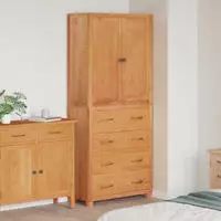 vidaXL Aufbewahrungsm&ouml;bel-Set mit Schubladen Braun Holzwerkstoff