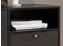 Finebuy Sideboard 140x75x40cm Schwarz Eiche-Dekor 2 Türen Schublade (FB100035)