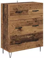 vidaXL Sideboard Altholz 69,5 x 34 x 90 cm Verbundholz und Eisen