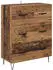 vidaXL Sideboard Altholz-Optik 69,5x34x90cm Verbundholz und Eisen (881495)