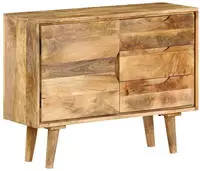 vidaXL Sideboard Massivholz Mango 90x30x69 cm