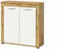 xonox.home Jam Highboard weiß / Wotan Eiche 80x88x35cm (X8BK6T20)