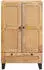 vidaXL Highboard mit Schublade Braun 40x33x110cm Massivholz Mango
