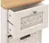 Mendler HWC-O75 Schubladenschrank 3 Korbschubladen Holz Melamin 63x30x30cm natur-weiß (139346)