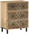 vidaXL Beistellschränke 3er-Set Massives Mangoholz 60x33x75cm (3206306)