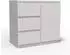 Masseno Meraviglia Kommode 3 Schubladen 1 Tür 80x85x33cm Weiß (MERG 3S1F WHITE)