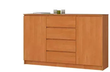Akord Furniture Factory Kilian Sideboard 2-türig, 4 Schubladen, 160x40x99cm (K160)