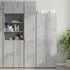 vidaXL Hochschrank Schmal Betongrau 40x42,5x225cm Holzwerkstoff (3281276)