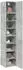 vidaXL Hochschrank Schmal Betongrau 40x42,5x225cm Holzwerkstoff (3281276)