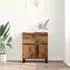 vidaXL Sideboard Altholz-Optik 60x35x70cm Verbundholz und Eisen (881741)