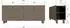 Woood Root Sideboard Kiefernholz Truffle Braun 200cm (Root)