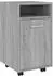 vidaXL Beistellschrank mit Rollen Grau Sonoma 33x38x60cm Holzwerkstoff