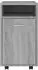 vidaXL Beistellschrank mit Rollen Grau Sonoma 33x38x60cm Holzwerkstoff